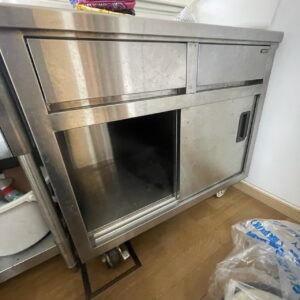 一関市のお客様より「ステンレス製作業台」を買い取らせて頂きました。