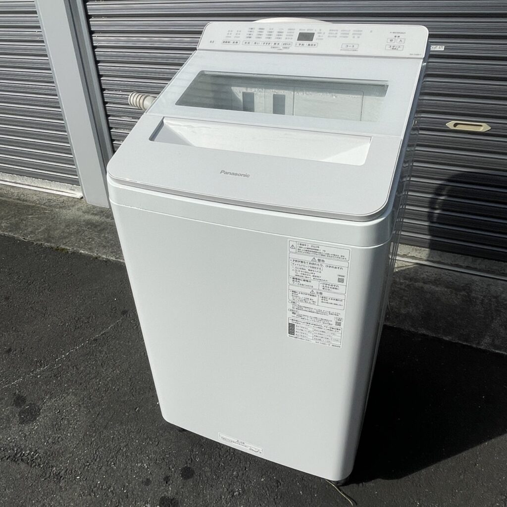 一関市のお客様より「Panasonic 全自動洗濯機 NA-FA8K1」を買い取らせて頂きました。