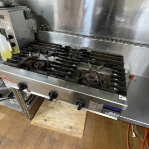 盛岡市のお客様より「マルゼン 業務用 3口ガステーブル」を買い取らせて頂きました。